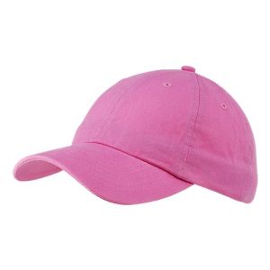 Youth Classic Brushed Twill Cap - Pink