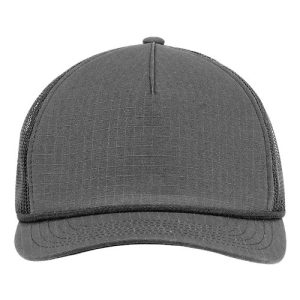 Lariat Ripstop Trucker Cap - Charcoal/ Black Rope