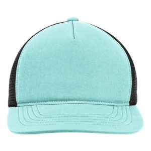 Bend Foam Trucker Cap - Aquamarine/ Black