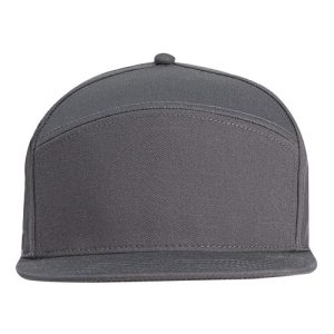 Hybrid Flat Bill Cap - Dark Grey