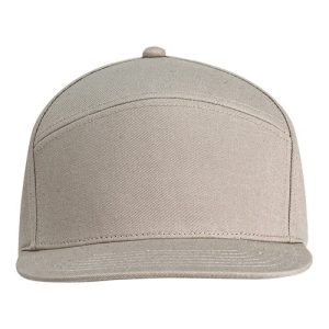 Hybrid Flat Bill Cap - Light Khaki