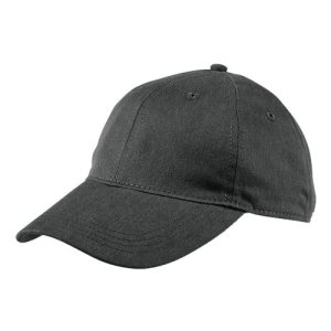 Pigment-Dyed Baseball Cap - Black
