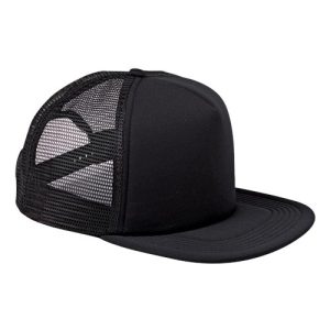Foam Front Trucker Cap - Black/ Black
