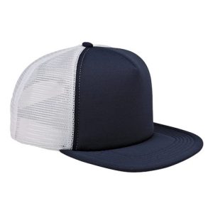 Foam Front Trucker Cap - Navy/ White