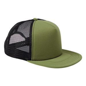 Foam Front Trucker Cap - Olive/ Black