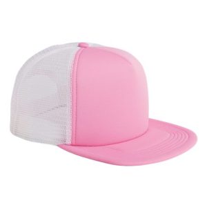 Foam Front Trucker Cap - Pink/ White