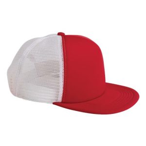 Foam Front Trucker Cap - Red/ White