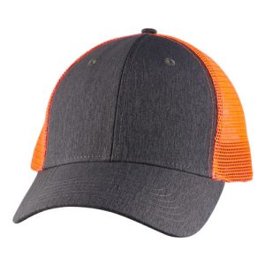 Sport Trucker Cap - Black/ Neon Orange