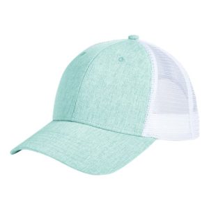 Sport Trucker Cap - Heather Seafoam/ White