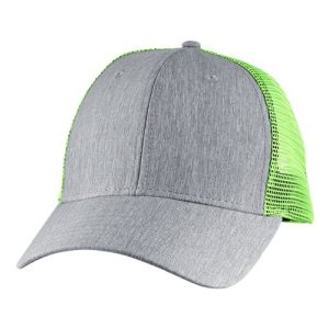 Sport Trucker Cap - Light Grey/ Neon Green