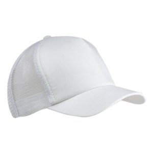 Twill Trucker Cap - White