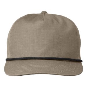 Lariat Ripstop Cap - Khaki/ Black Rope