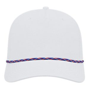 Athletic Rope Cap - White-Red/ White/ Royal