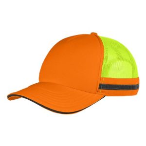 Safety Trucker Cap - Neon Orange/ Neon Yellow