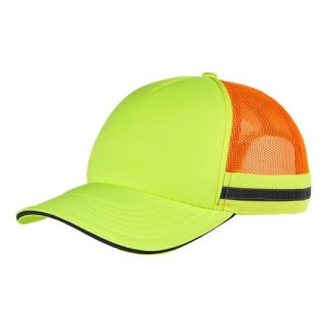 Safety Trucker Cap - Neon Yellow/ Neon Orange