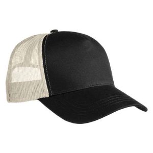 Eco Trucker Cap - Black/ Oyster