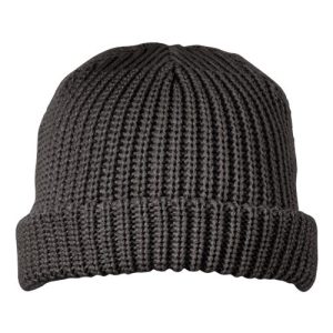 Dock Cuffed Beanie - Charcoal