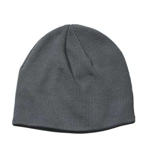 Thin Rib 9" Beanie - Charcoal