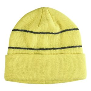 Reflective Cuffed Beanie - Neon Green