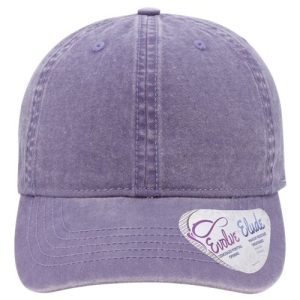 Women's Pigment-Dyed with Fashion Undervisor Cap - Violet/ Floral
