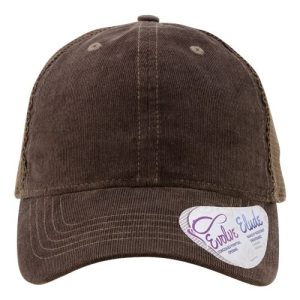 Women's Corduroy Cap - Chocolate/ Tonal Fawn/ Chocolate