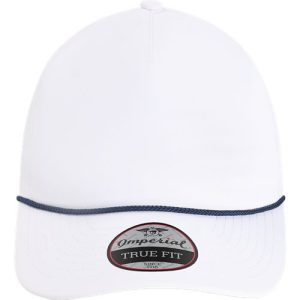 The Harrison Cap - White/ Navy