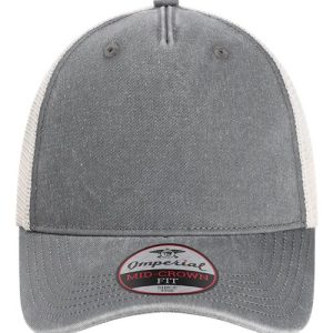 The Gambit Mesh Back Cap - Charcoal/ Stone