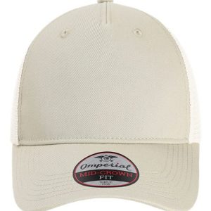 The Gambit Mesh Back Cap - Stone Khaki/ Stone