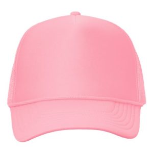Foam Mesh-Back Trucker Cap - Pink
