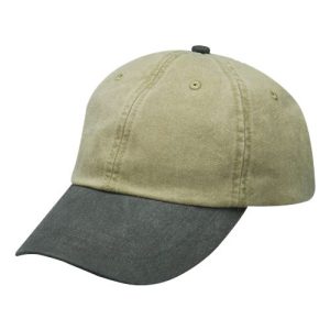 Optimum Pigment-Dyed Dad Hat - Khaki/ Charcoal