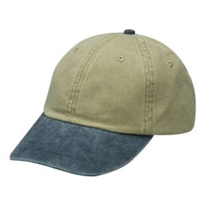 Optimum Pigment-Dyed Dad Hat - Khaki/ Navy