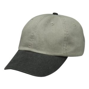 Optimum Pigment-Dyed Dad Hat - Stone/ Black