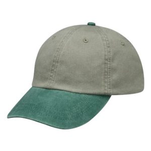 Optimum Pigment-Dyed Dad Hat - Stone/ Forest