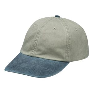 Optimum Pigment-Dyed Dad Hat - Stone/ Navy
