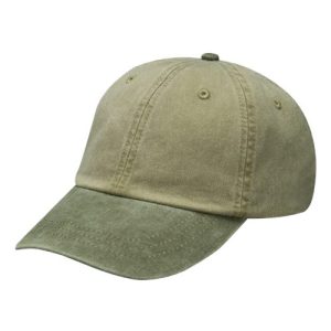 Optimum Pigment-Dyed Dad Hat - Khaki/ Cactus