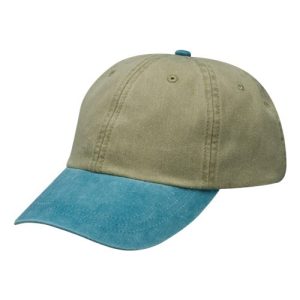 Optimum Pigment-Dyed Dad Hat - Khaki/ Teal