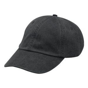 Essentials Pigment-Dyed Cap - Black