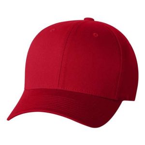 V-Flexfit® Cotton Twill Cap - Red