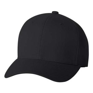 Wool-Blend Cap - Black
