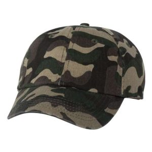 Bio-Washed Classic Dad Hat - Green Camo