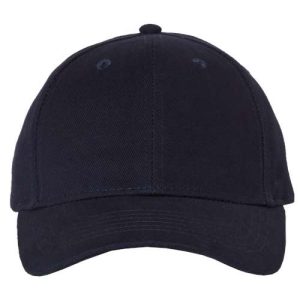 Heavy Brushed Twill Structured Cap - Navy
