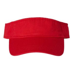 Bio-Washed Visor - Red