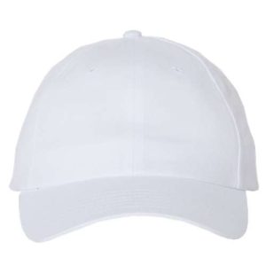 Brushed Twill Cap - White