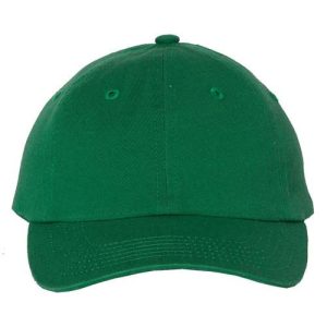 Youth Small Fit Bio-Washed Dad Hat - Kelly