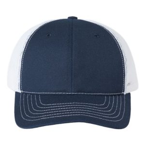 USA-Made Trucker Cap - Navy/ White