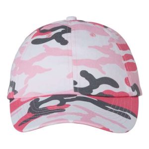 Bio-Washed Classic Dad Hat - Pink Camo