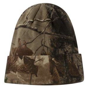 12" Licensed Camo Cuffed Beanie - Realtree All Purpose