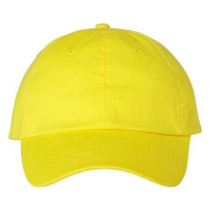 Bio-Washed Classic Dad Hat - Neon Yellow