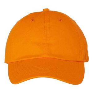Bio-Washed Classic Dad Hat - Neon Orange