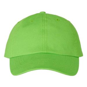 Bio-Washed Classic Dad Hat - Neon Green